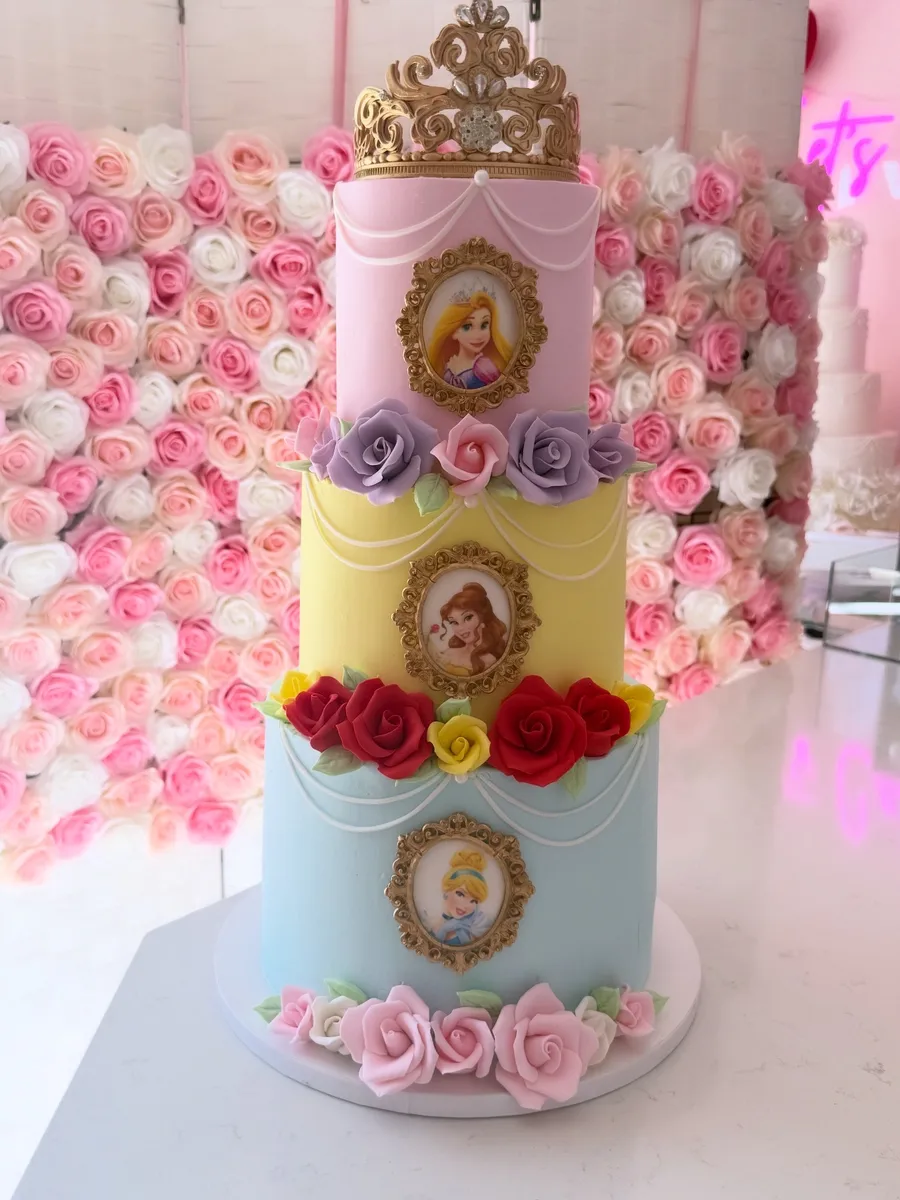 Decorated cake closeup